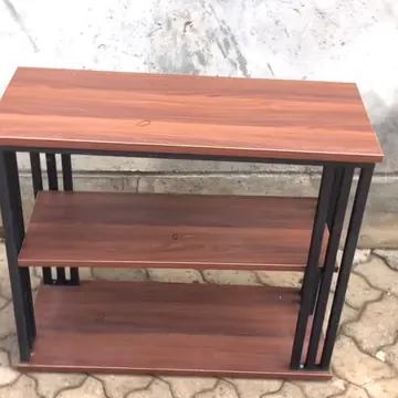 Walnut console table