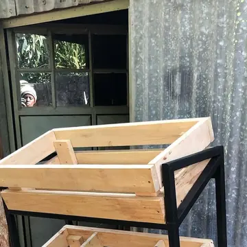 Kitchen vegetable rack